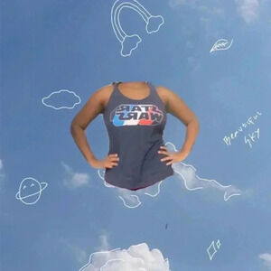 Blue Star Wars Top​